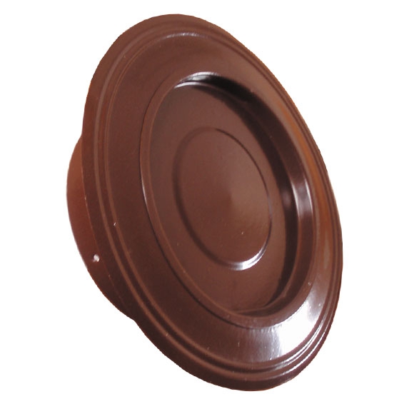 Růžice kouřovodu s víčkem ŽEMINI Ø 120 mm v barvě hnědá